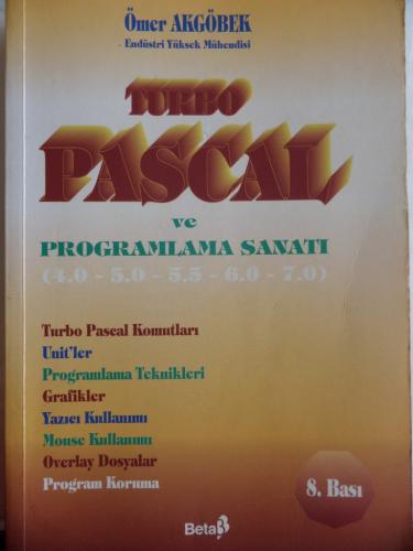 Turbo Pascal ve Programlama Sanatı Ömer Akgöbek