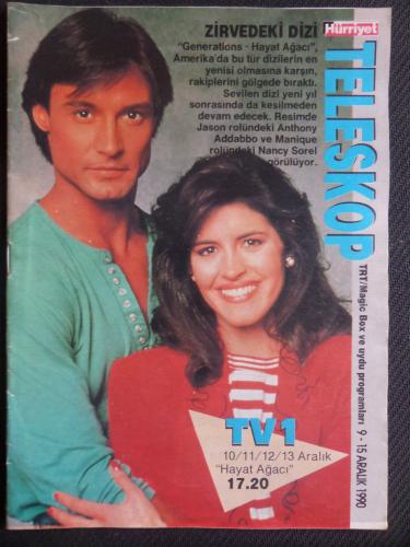 Hürriyet Teleskop Dergisi 1990 / 9-15 Mart