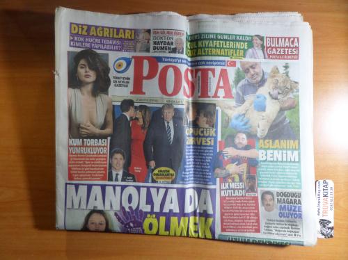 Posta Gazetesi 27 Ağustos 2019 Salı - Manolya Da Ölmek İstemiyor