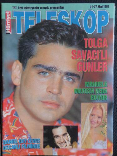 Hürriyet Teleskop Dergisi 1992 / 21-27 Mart - Tolga Savacı'lı Günler