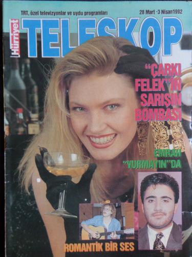 Hürriyet Teleskop Dergisi 1992 / 28 Mart - 3 Nisan - Çarkı Felek'in Sa