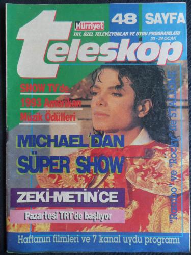 Hürriyet Teleskop Dergisi / 23-29 Ocak - Michael'dan Süper Show
