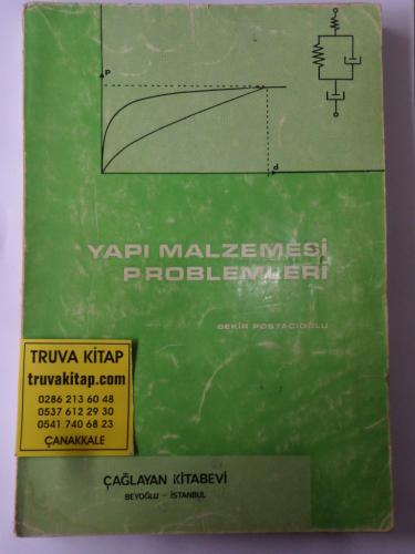 Yapı Malzemesi Problemleri Bekir Postacıoğlu