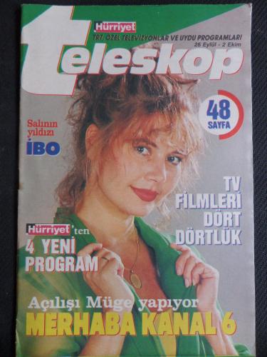 Hürriyet Teleskop Dergisi / 26 Eylül - 2 Ekim - Açılışı Müge Yapıyor M