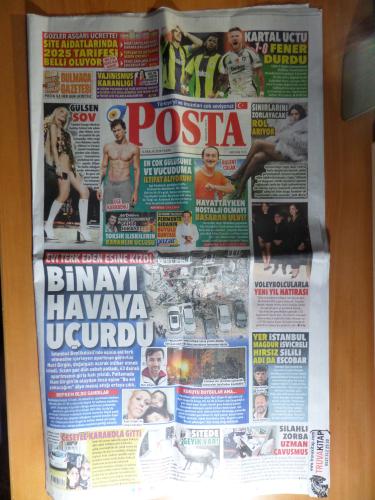 Posta Gazetesi 8 Aralık 2024 Pazar - Binayı Havaya Uçurdu