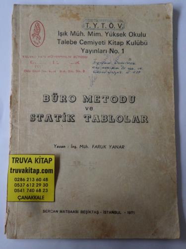 Büro Metodu ve Statik Tablolar