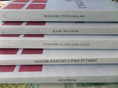Anadolu Üniversitesi Açıköğretim Kitapları / 5 Adet