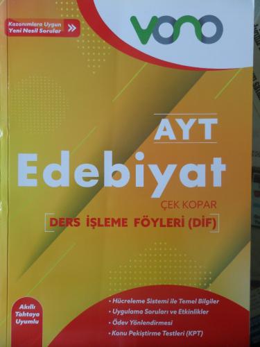 AYT Edebiyat Ders İşleme Föyleri