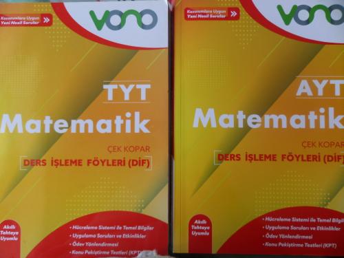 TYT - AYT Matematik Ders İşleme Föyleri / 2 Kitap