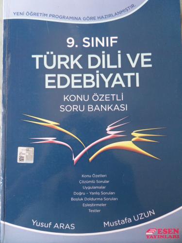 9. Sınıf Türk Dili ve Edebiyatı Konu Özetli Soru Bankası Mustafa Uzun