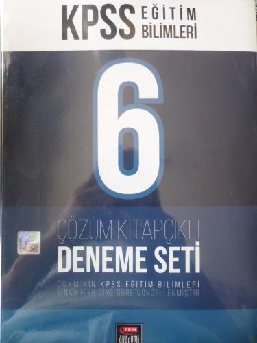 KPSS Eğitim Bilimleri 6 Çözüm Kitapçıklı Deneme Seti