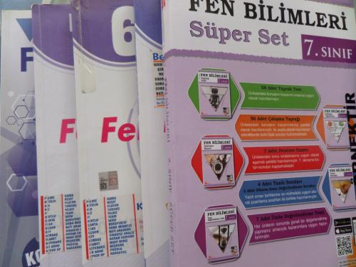 Fen Bilimleri Okula Yardımcı Sınavlara Hazırlık Kitapları / 5 Adet