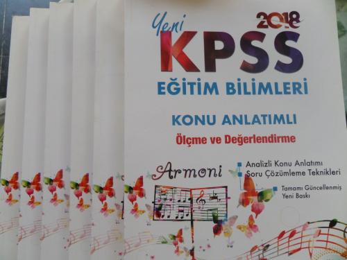 KPSS Eğitim Bilimleri Armoni fKonu Anlatımlı / 6 Adet