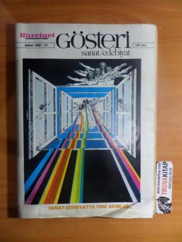 Gösteri Sanat Edebiyat Dergisi 1983 / 27 - Sanatta Edebiyatta Yeni Akımlar...