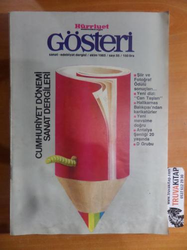 Gösteri Sanat Edebiyat Dergisi 1983 / 35 - Cumhuriyet Dönemi Sanat Der
