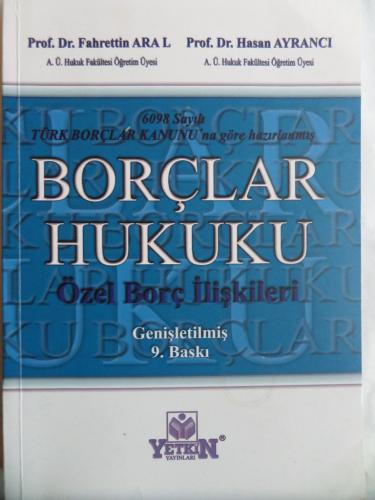Borçlar Hukuku - Özel Borç İlişkileri
