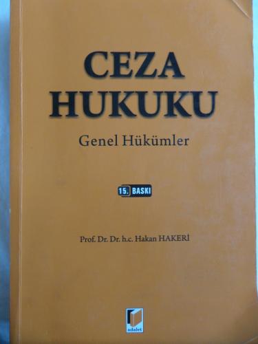 Ceza Hukuku Genel Hükümler