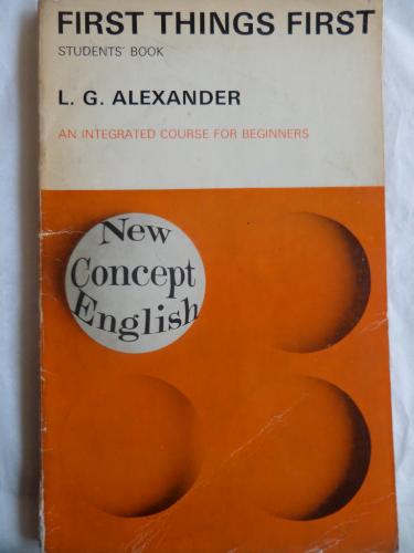 First Things First Students' Book L. G. Alexander