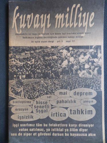 Kuvayi Milliye İki Aylık Siyasi Dergi / Sayı 17
