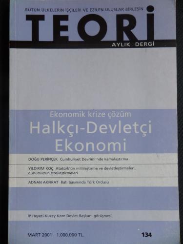 Teori Aylık Dergi 2001 / 134
