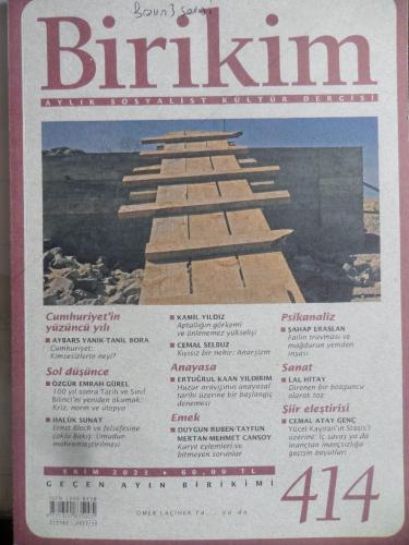 Birikim Dergisi 2003 / 414