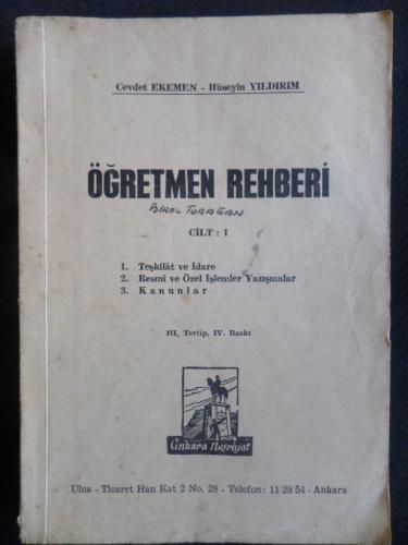 Öğretmen Rehberi  Cilt 1