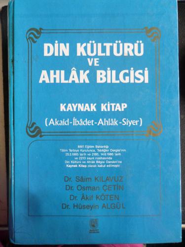 Din Kültürü ve Ahlak Bilgisi Kaynak Kitap