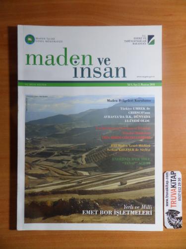 Maden ve İnsan 2018 / 2 - Maden ve Bölgeleri Kurulumu