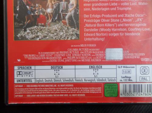 Larry Flynt - Dıe Nackte Wahrheıt / Film DVD'si Larry Flynt - Dıe Nackte Wahrheıt / Film DVD'si