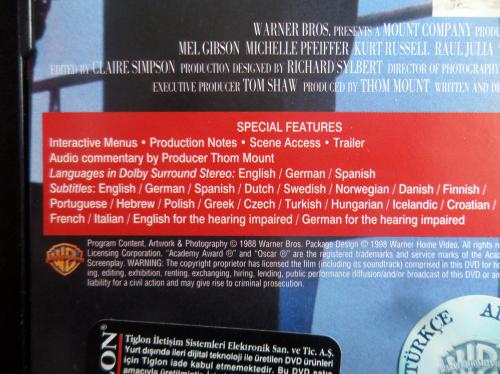 Tequila Sunrise / Film DVD'si