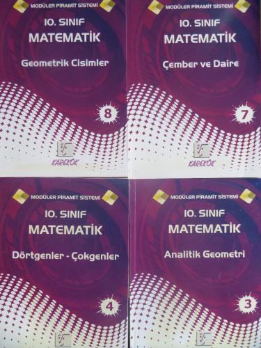 10. Sınıf Matematik Modüler Piramit Sistemi / 4 Adet Muharrem Duş