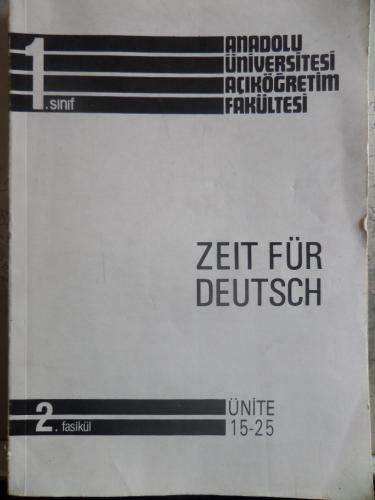 1. Sınıf Zeit Für Deutsch 2. Fasikül (Ünite 15-25)