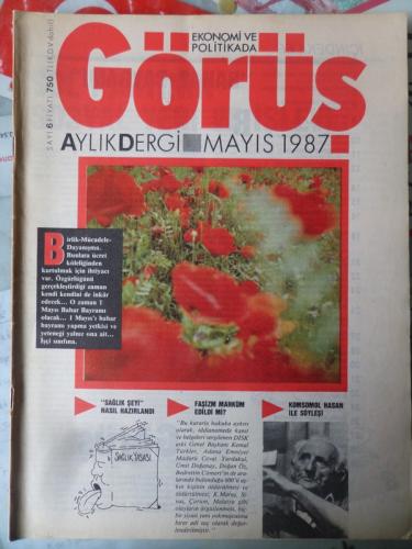 Ekonomi ve Politikada Görüş Aylık Dergisi 1987 / 6