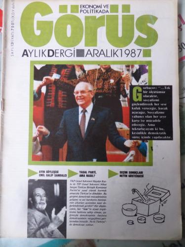 Ekonomi ve Politikada Görüş Aylık Dergisi 1987 / 13