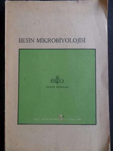 Besin Mikrobiyolojisi