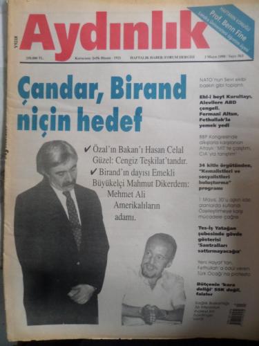 Aydınlık 1998 / 563 - Çandar Birand Niçin Hedef