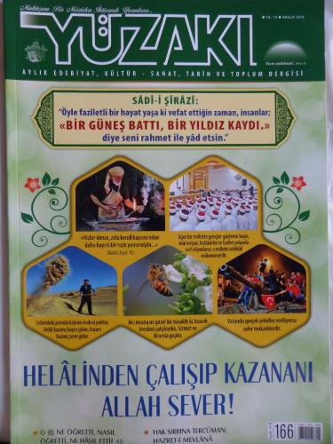 Yüzakı Aylık Edebiyat Kültür Sanat Tarih ve Toplum Dergisi 2018 / 166