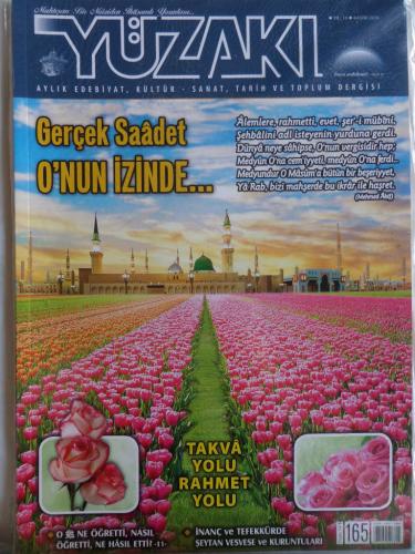Yüzakı Aylık Edebiyat Kültür Sanat Tarih ve Toplum Dergisi 2018 / 165