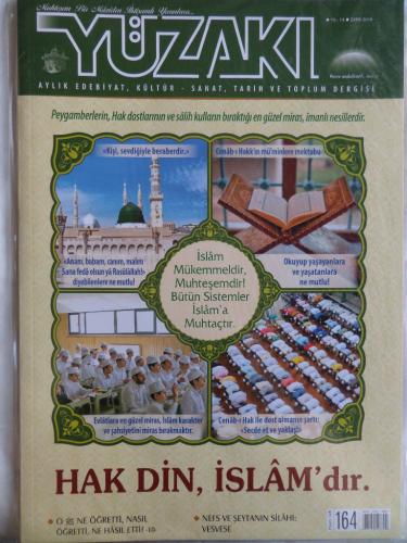 Yüzakı Aylık Edebiyat Kültür Sanat Tarih ve Toplum Dergisi 2018 / 164