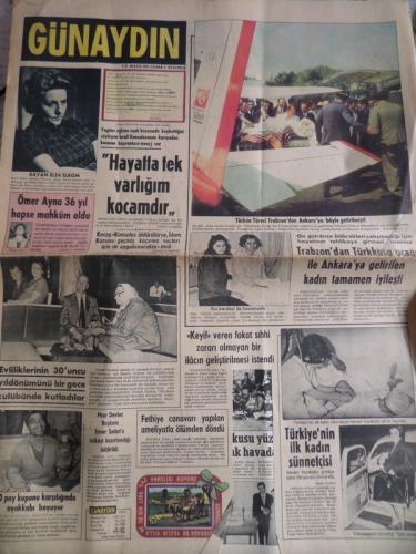 Günaydın Gazetesi 21 Mayıs 1974 - Bayan Elsa Elrom