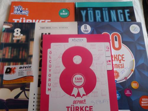 8. Sınıf Türkçe Okula Yardımcı Hazırlık Kitapları / 5 Adet