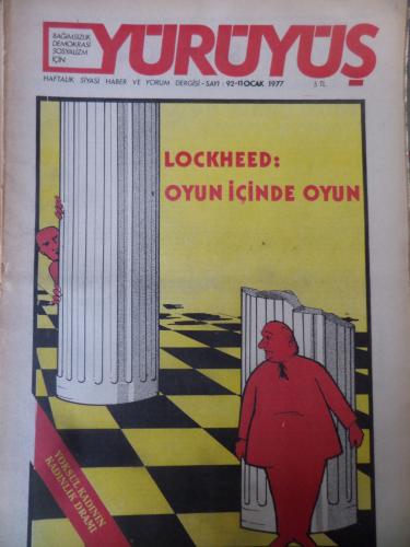Yürüyüş Dergisi 1977 / 92 - Lockheed: Oyun İçinde Oyun