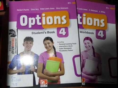 Options 4 Student's Book + Workbook ( 2 Kitap)- (İkinci El)