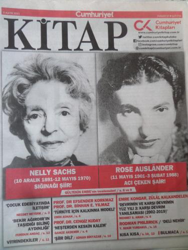 Cumhuriyet Kitap 11 Mayıs 2023 / 1734 - Nelly Sachs, Rose Auslander