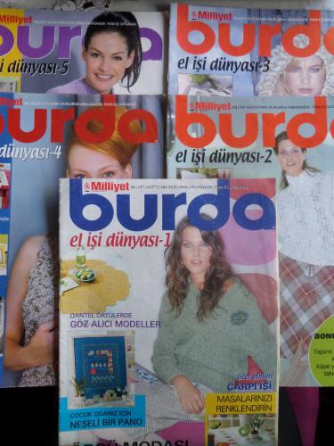 Burda El İşi Dünyası Dergileri / 5 Adet