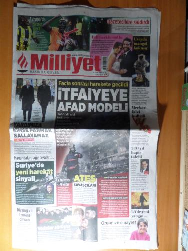 Milliyet Gazetesi 24 Ocak 2025 - İtfaiyeye Afad Modeli