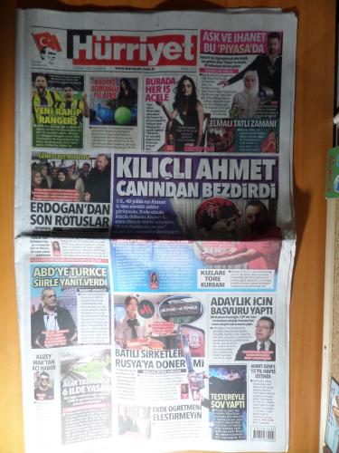 Hürriyet Gazetesi 22 Şubat 2025 - Kılıçlı Ahmet Canından Bezdirdi (2 A