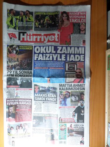 Hürriyet Gazetesi 18 Şubat 2025 - Irkçı Partinin Vitrin Güzeli (2 Adet