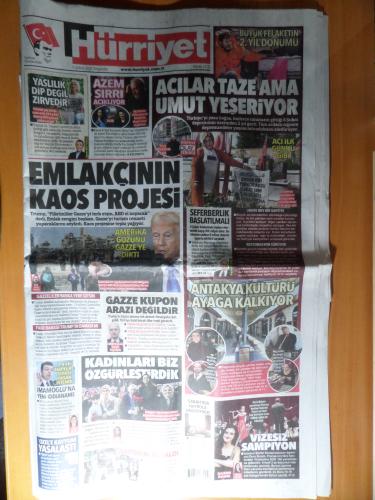 Hürriyet Gazetesi 6 Şubat 2025 - Emlakçının Kaos Projesi (1 Adet Eki İle)