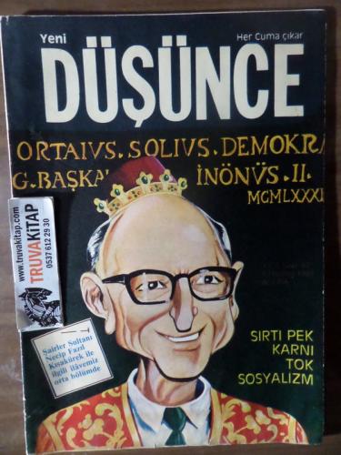 Yeni Düşünce - Sırtı Pek Karnı Tok Sosyalizm